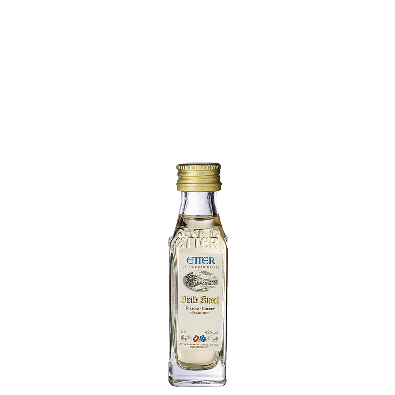 Miniature Etter Vieille Kirsch 2cl, 42% Vol.